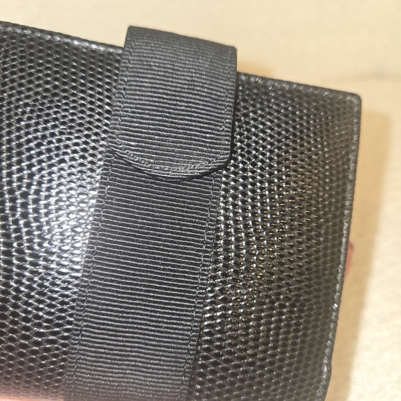 Salvatore Ferragamo Black Wallet with Gold Accent - Picture 4 of 12